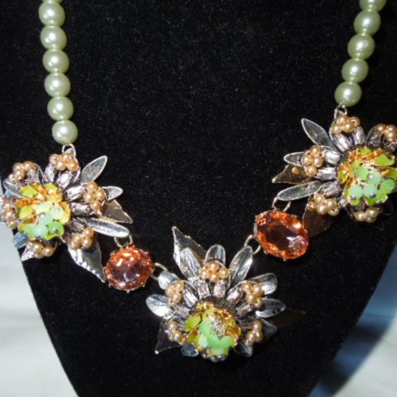 NWT Miriam Haskell Statement Necklace - Picture 8 of 12